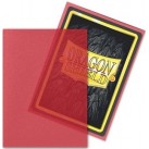 Dragon Shield Standard Card Sleeves Matte: Clear Red (100) Standard Size Card Sleeves